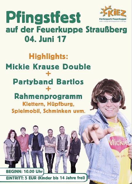 Großes Pfingstfest im Ferienpark Feuerkuppe (Foto: Ferienpark Feuerkuppe) Großes Pfingstfest im Ferienpark Feuerkuppe (Foto: Ferienpark Feuerkuppe)