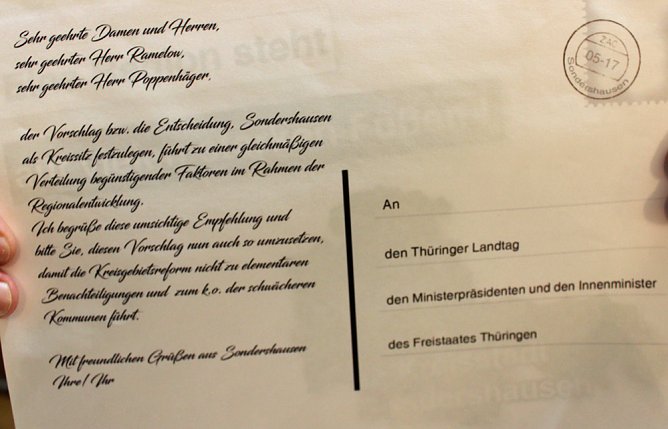 Tausendfaches Ja für Sondershausen (Foto: Karl-Heinz Herrmann) Tausendfaches Ja für Sondershausen (Foto: Karl-Heinz Herrmann)