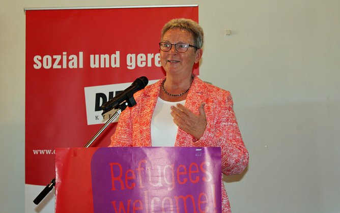 Wagenknecht bei Jahresempfang der Linken (Foto: Karl-Heinz Herrmann)