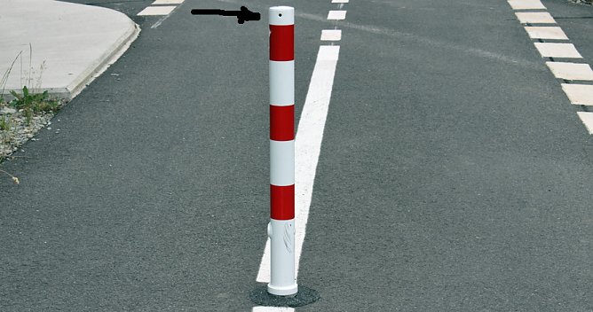 Die Probleme mit der Sicherheit am Radweg (Foto: Karl-Heinz Herrmann)