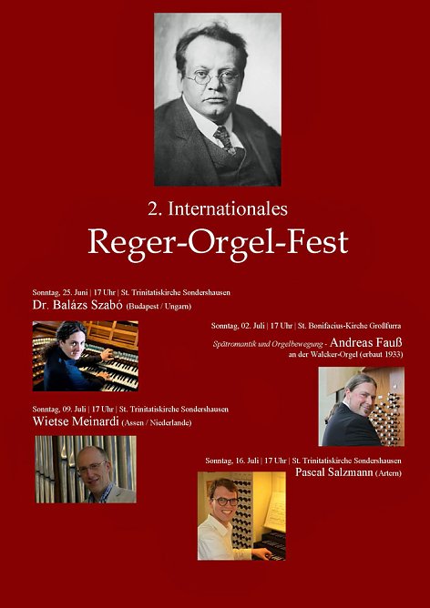 2. Internationales Reger-Orgel-Fest in Sondershausen (Foto: Evangelischer Kirchenkreis) 2. Internationales Reger-Orgel-Fest in Sondershausen (Foto: Evangelischer Kirchenkreis)