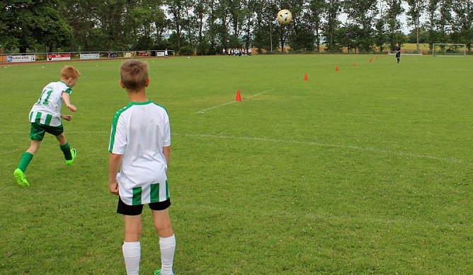 Fußballferienschule immer attraktiver (Foto: Karl-Heinz Herrmann) Fußballferienschule immer attraktiver (Foto: Karl-Heinz Herrmann)