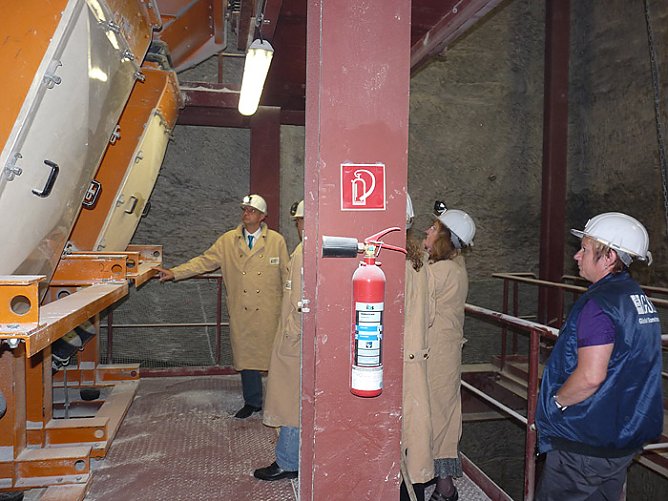 Grubenfahrt in der GSES  (Foto: Karl-Heinz Herrmann)