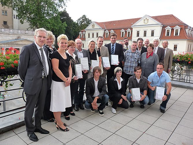 Auszeichnung f&uuml;r Ausbildungsbetriebe (Foto: Karl-Heinz Herrmann)