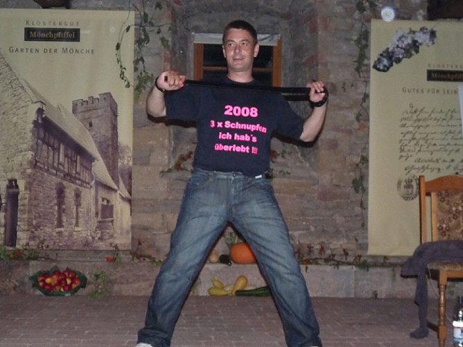 Ingo Oschmann im Programm (Foto: Karl-Heinz Herrmann)