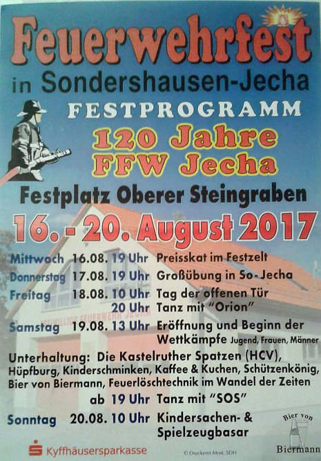 Auf zum Feuerwehrfest nach Jiche (Foto: FFW Jecha)