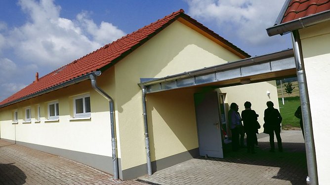 Neubau des Sanit&auml;rgeb&auml;udes (Foto: Stadtmarketing Bad Frankenhausen)