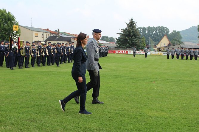 Feierliche  Vereidigung in Berka (Foto: Karl-Heinz Herrmann)