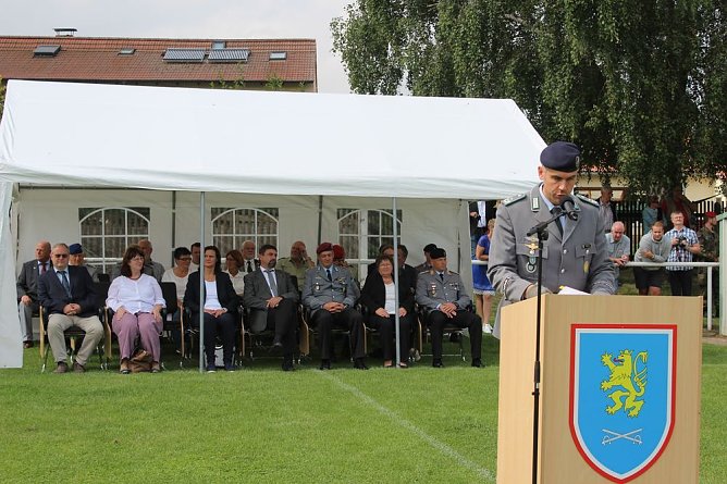 Feierliche  Vereidigung in Berka (Foto: Karl-Heinz Herrmann)