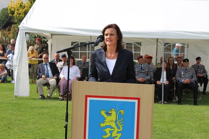 Feierliche  Vereidigung in Berka (Foto: Karl-Heinz Herrmann)