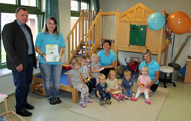 Spende f&uuml;r evangelische Kita Arche Noah (Foto: Karl-Heinz Herrmann)