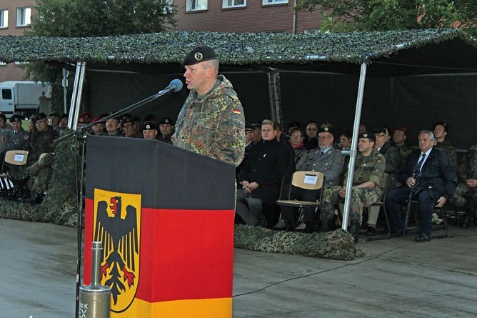 Kommandowechsel beim Panzerbataillon 393 "Th&uuml;ringer L&ouml;we" (Foto: Karl-Heinz Herrmann)