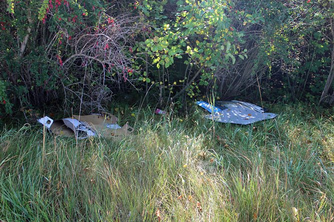 Vandalismus wohin man schaut? (Foto: Karl-Heinz Herrmann)