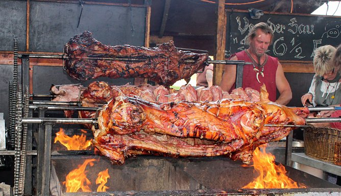 Wasserburg  Heldrungen ein Besuchermagnet (Foto: Karl-Heinz Herrmann)