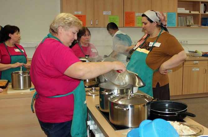 Wieder lecker gekocht (Foto: Karl-Heinz Herrmann)