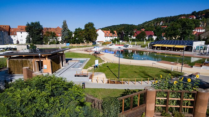 Abbaden im Solewasser-Vitalpark Bad Frankenhausen (Foto: Stadtmarketing Bad Frankenhausen)