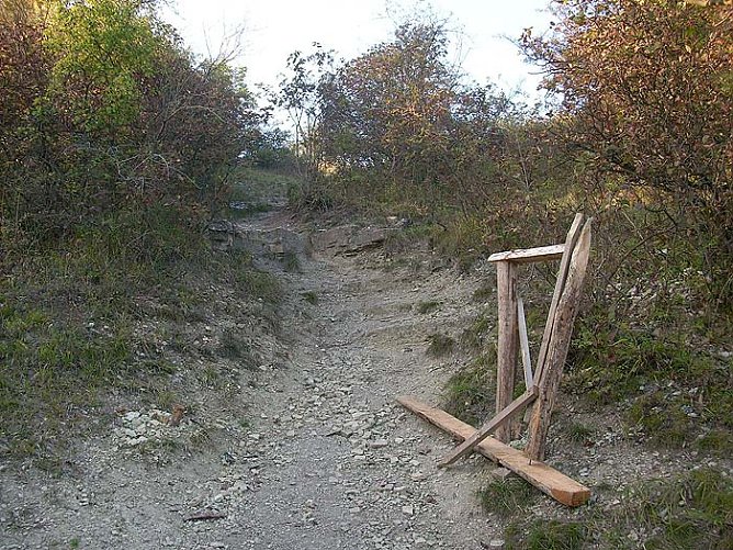 Beschädigungen an Wanderwegen (Foto: Karl-Heinz Herrmann) Beschädigungen an Wanderwegen (Foto: Karl-Heinz Herrmann)