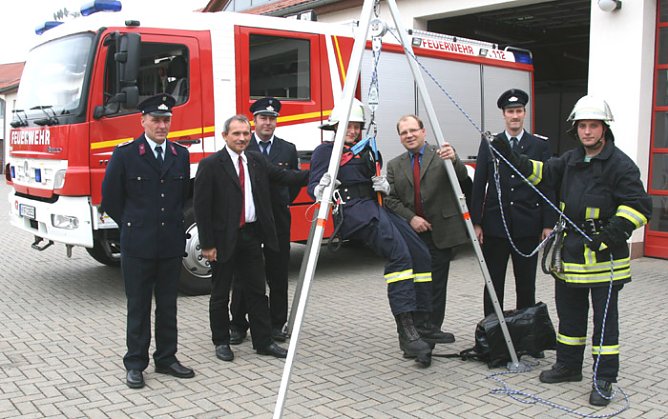 Rollgliss f&uuml;r Feuerwehr Sondershausen-Mitte (Foto: G&uuml;nter Herting)