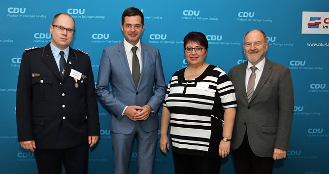 Ehrenamtliche aus dem Kyffh&auml;userkreis von CDU-Landtagsfraktion geehrt (Foto: CDU)