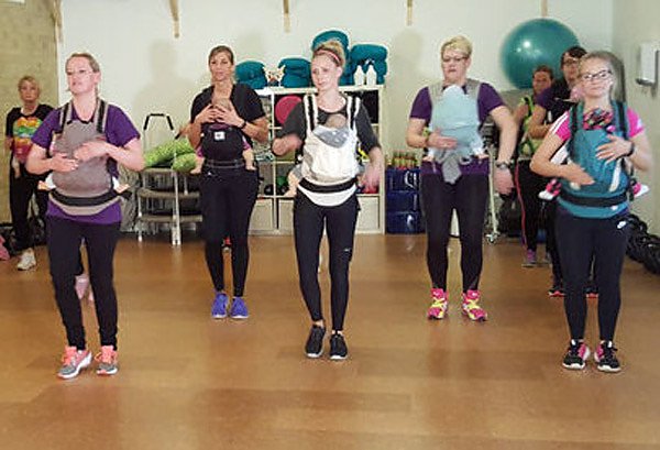 Bauch-Beutel-Po im Haus der Jugend in Sondershausen (Foto: Michaela V&ouml;lker)