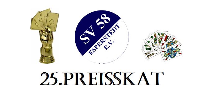 Einladung zum Jubiläumspreisskat (Foto: Jürgen Schweser) Einladung zum Jubiläumspreisskat (Foto: Jürgen Schweser)