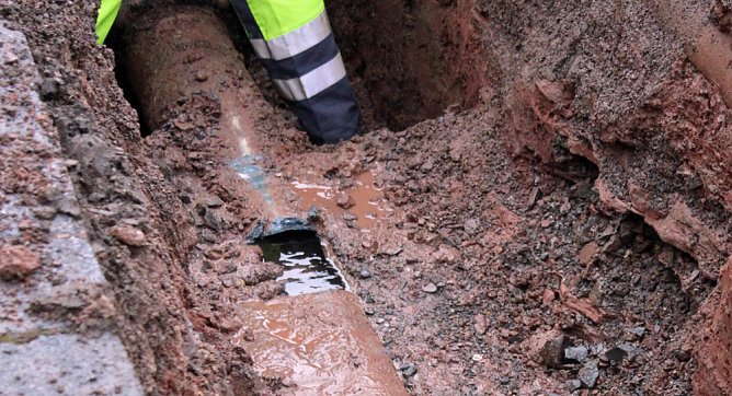 Hafermalz-Stra&szlig;e gesperrt (Foto: Karl-Heinz Herrmann)