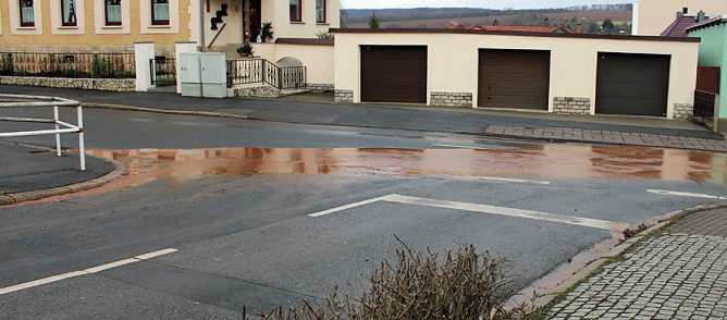 Hafermalz-Stra&szlig;e gesperrt (Foto: Karl-Heinz Herrmann)