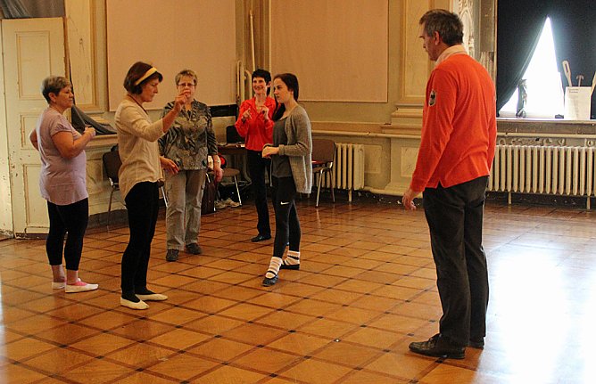 Tanztraining f&uuml;r die Schl&ouml;ssertage 2018 (Foto: Karl-Heinz Herrmann)