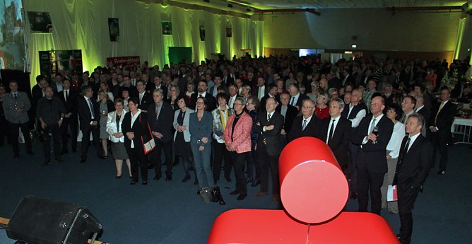 Vom Neujahrsempfang berichtet (Foto: Karl-Heinz Herrmann) Vom Neujahrsempfang berichtet (Foto: Karl-Heinz Herrmann)