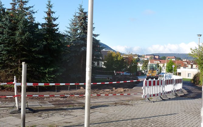 Buaarbeiten Buswendeschleife &Ouml;stertal (Foto: Karl-Heinz Herrmann)