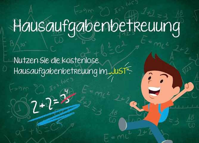 Hausaufgabenbetreuung im JuST (Foto: JUST) Hausaufgabenbetreuung im JuST (Foto: JUST)