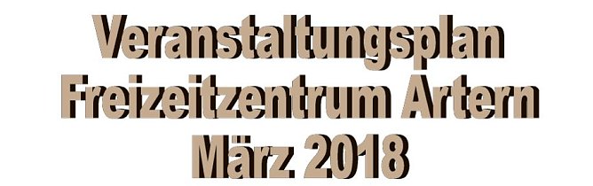 Was ist im Freizeitzentrum los? (Foto: Freizeitzentrum) Was ist im Freizeitzentrum los? (Foto: Freizeitzentrum)