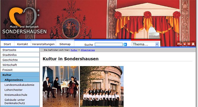 Homepage Sondershausen (Foto: Karl-Heinz Herrmann)
