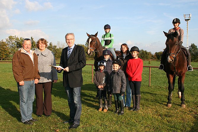 Minister zu Besuch (Foto: Dirk Rothhardt)
