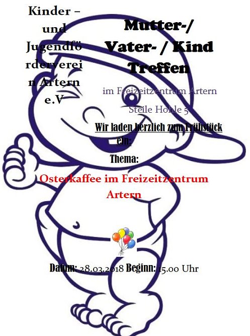 Osterkaffee und Osterfeuer-Jecha und mehr (Foto: Freizeitzentrum) Osterkaffee und Osterfeuer-Jecha und mehr (Foto: Freizeitzentrum)