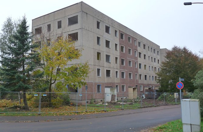 Abriss in der Segelteichstra&szlig;e (Foto: Karl-Heinz Herrmann)