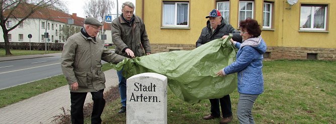 Steinreiches Artern: (Foto: Andreas Schmölling) Steinreiches Artern: (Foto: Andreas Schmölling)