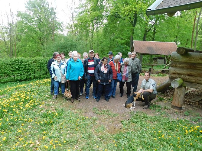 In der Hainleite unterwegs (Foto: Heidi Meister)