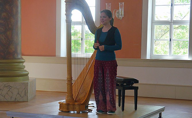 Harfenisten im Konzert (Foto: J&uuml;rgen Kieper)