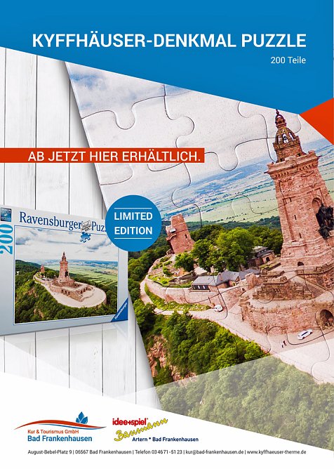 Puzzle Kyffhäuser (Foto: Stadtmarketing Bad Frankenhausen) Puzzle Kyffhäuser (Foto: Stadtmarketing Bad Frankenhausen)
