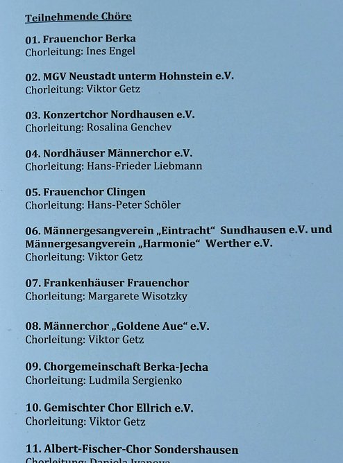8. Kyffhäuser Singen auf dem Burghof (Foto: Siegfried Wenzel) 8. Kyffhäuser Singen auf dem Burghof (Foto: Siegfried Wenzel)