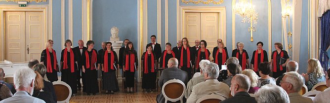 Das Jubiläum beim Jubiläum (Foto: Karl-Heinz Herrmann) Das Jubiläum beim Jubiläum (Foto: Karl-Heinz Herrmann)