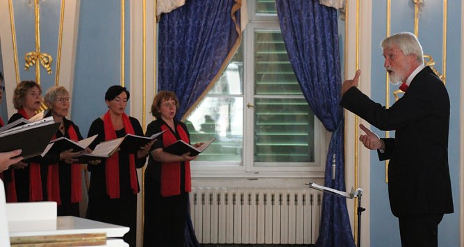 Das Jubiläum beim Jubiläum (Foto: Karl-Heinz Herrmann) Das Jubiläum beim Jubiläum (Foto: Karl-Heinz Herrmann)