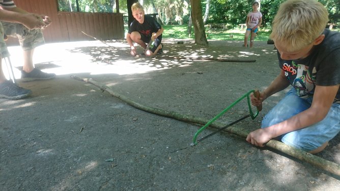 Aufregende Tage im W&auml;ldchen in Obertopfstedt (Foto: Stadtjugendring)