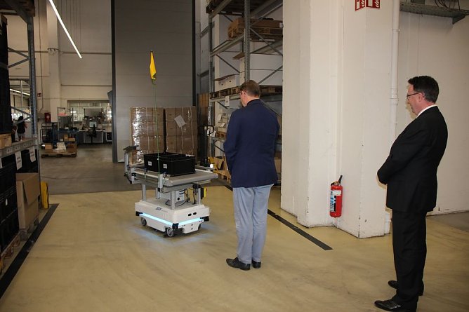 Ramelow bei Sonlux in Sondershausen (Foto: Karl-Heinz Herrmann)