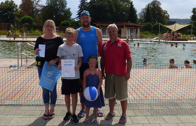 30.000 Besucher im Solewasser-Vitalpark begr&uuml;&szlig;t (Foto: Stadtmarketing Bad Frankenhausen)