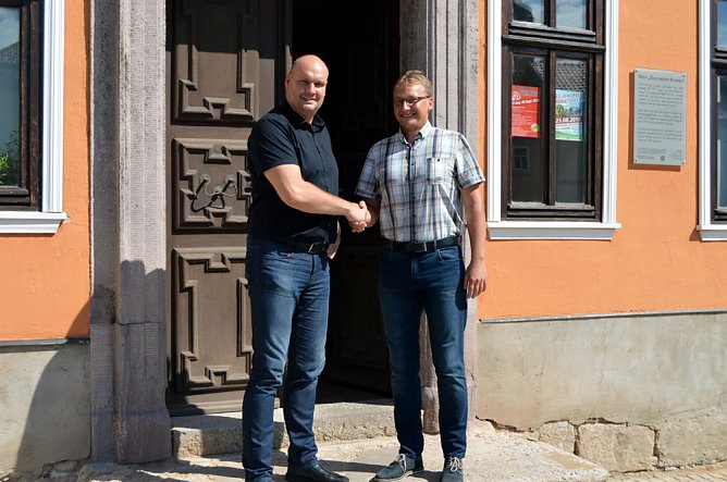 Zweimal Steffen Grimm (Foto: Stadt Sondershausen)