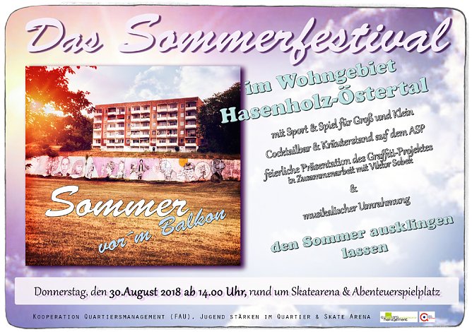 Herzlich Willkommen zum Wohngebietsfest (Foto: Karl-Heinz Herrmann)