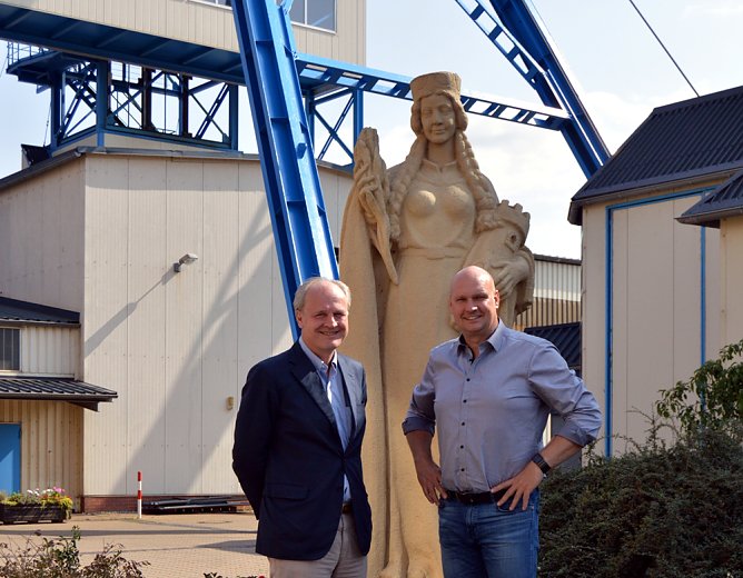 B&uuml;rgermeister bei GSES zu Gast (Foto: Stadt Sondershausen)