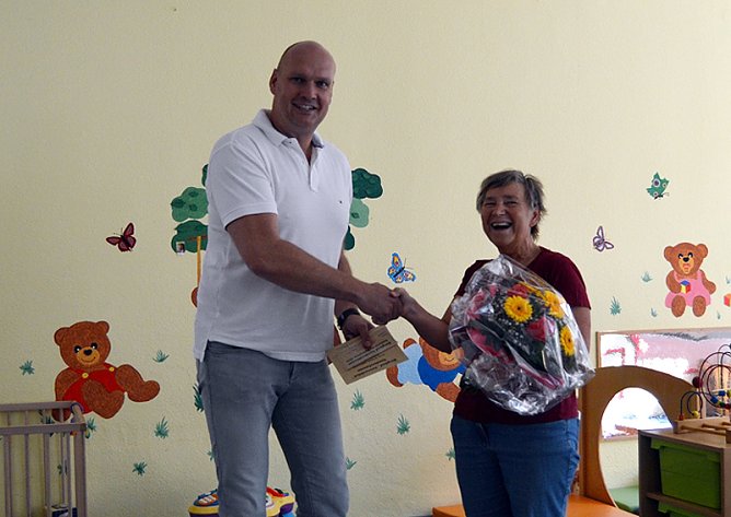 Gelungene &Uuml;berraschung im Kindergarten (Foto: Stadt Sondershausen)